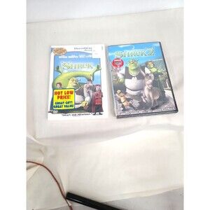 Factory Sealed New Shrek,Shrek2 DVD, Lot Of 2 Dreamworks Eddie Murphy Mike Myer